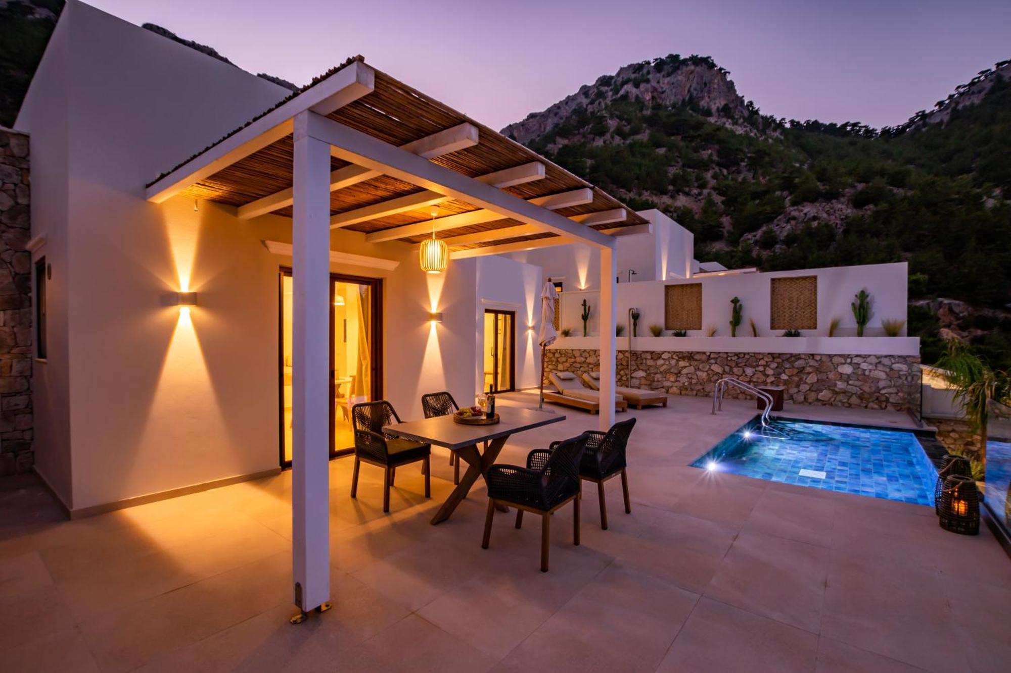 Mertelia Luxury Villas Kyra Panagia المظهر الخارجي الصورة